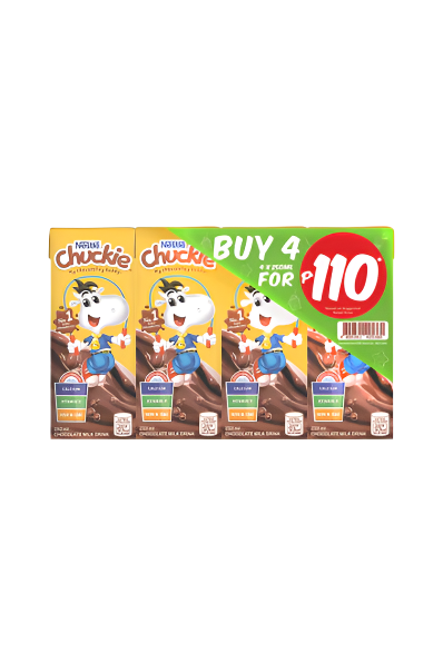 Nestle Chuckie Chocolate Milk Drink 250ml x 4pcs