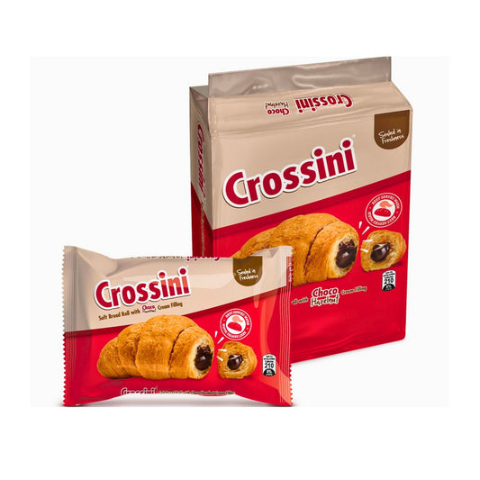 Crossini Soft Bread Roll Choco Hazelnut 41g x 10pcs