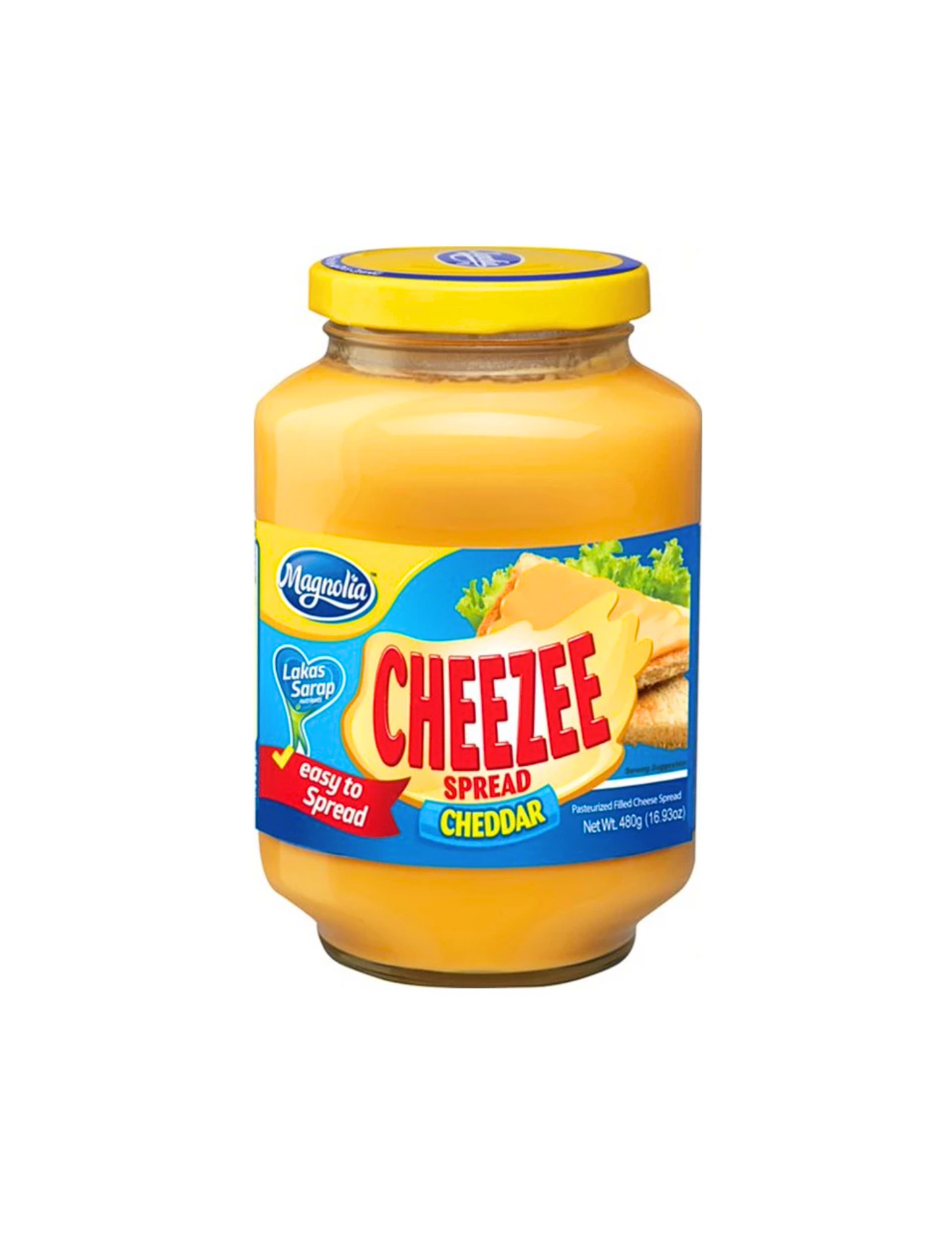 Magnolia Cheezee Spread Cheddar Plain 480g