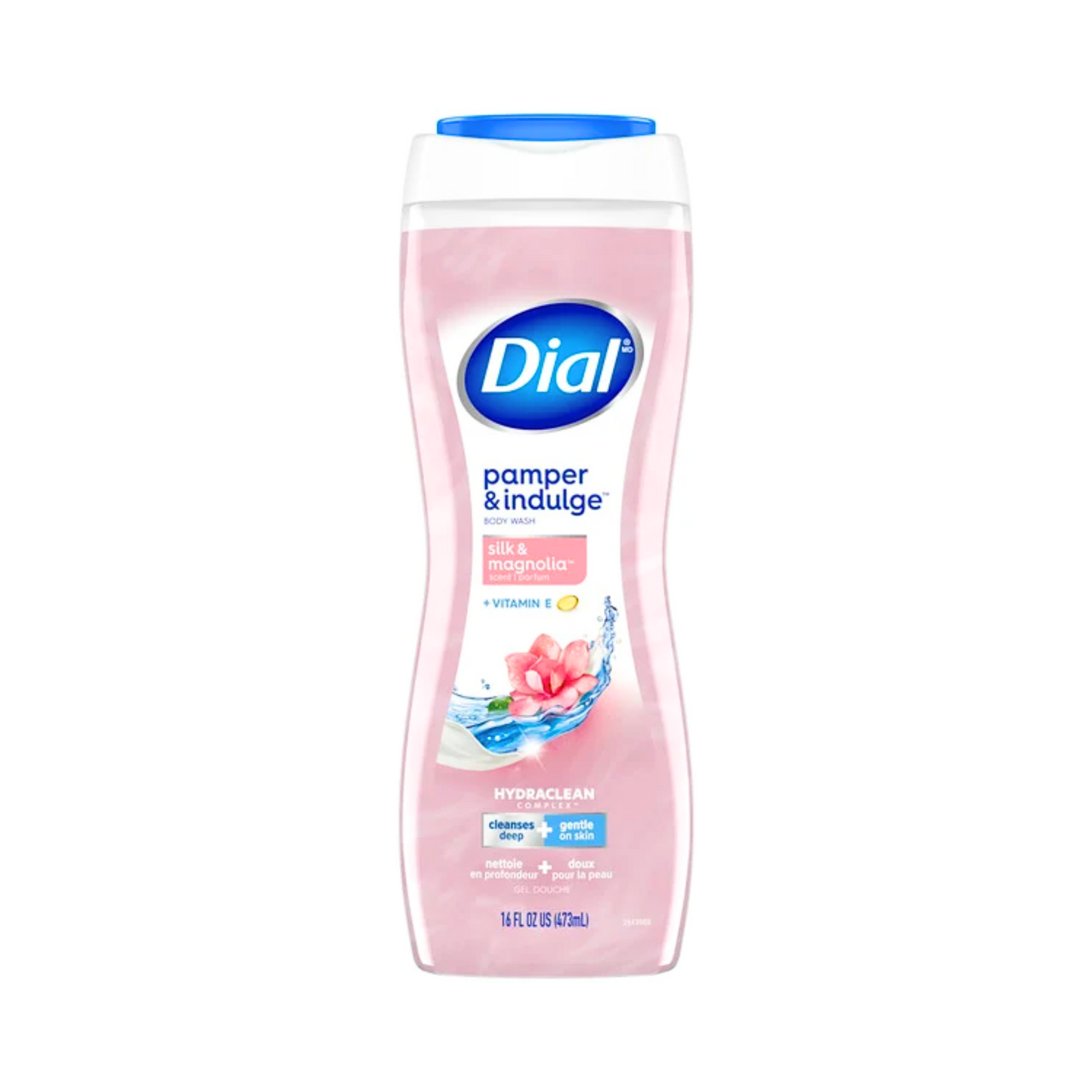 Dial Pamper & Indulge Body Wash – Silk & Magnolia + Vitamin E – 473 mL