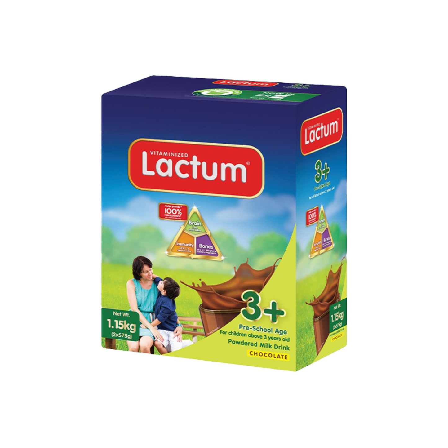Lactum 3+ Powdered Milk Choco 1.2 kg