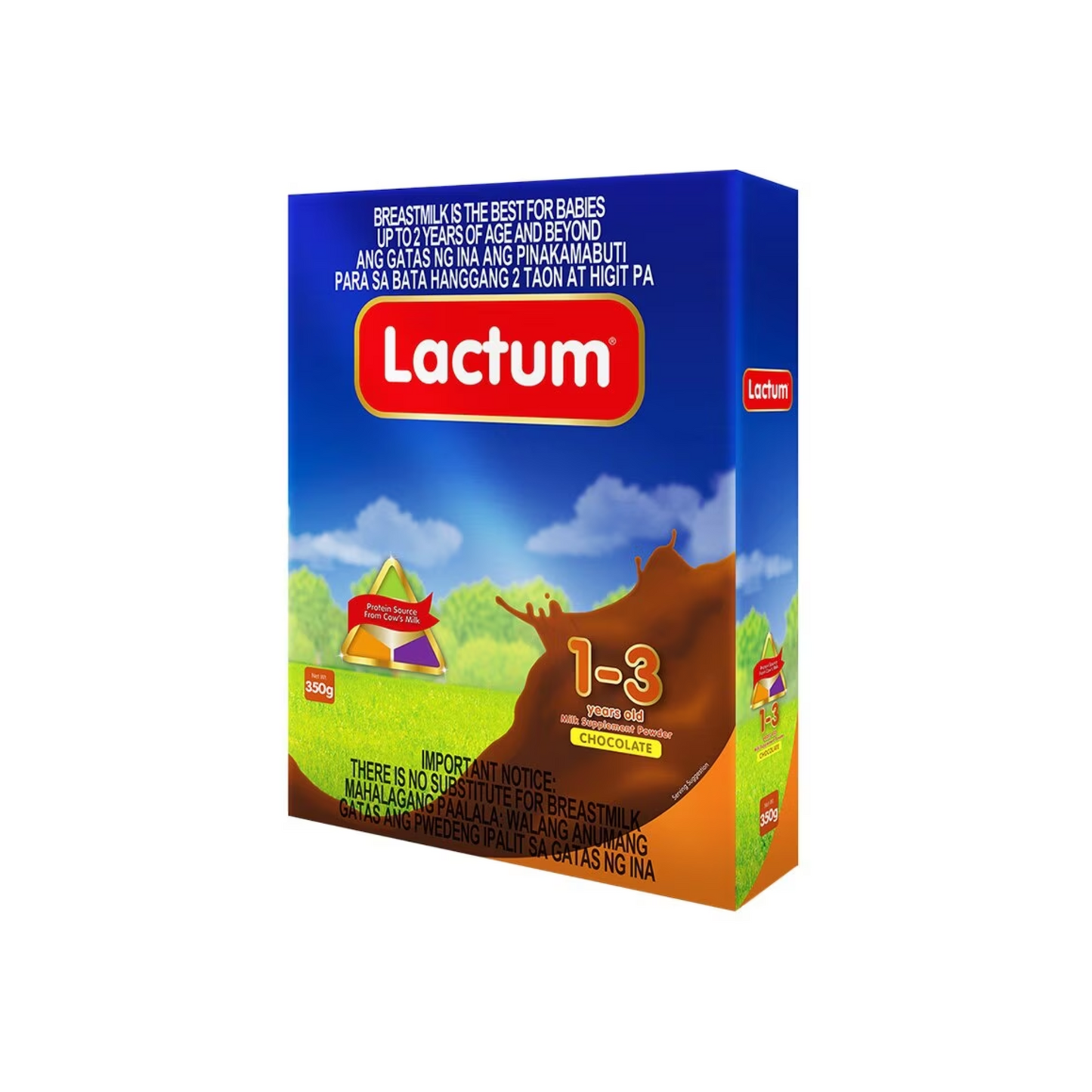Lactum 1-3 Powdered Milk Choco 350g