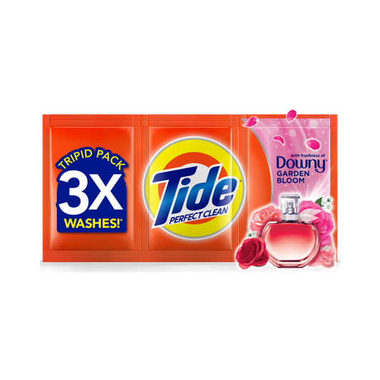 Tide Perfect Clean Powder Garden Bloom Tripid Pack 91g