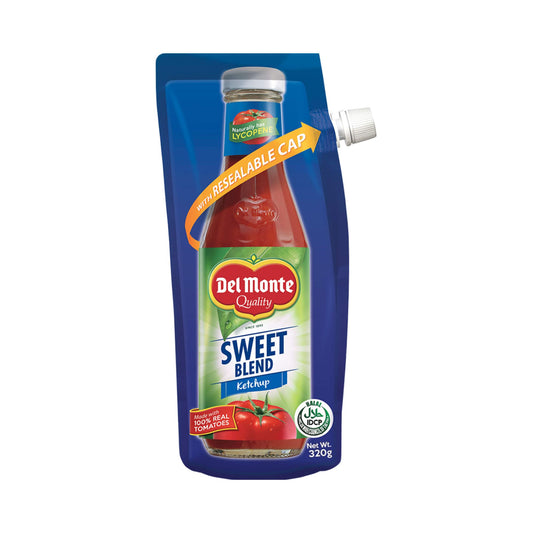 [WHOLESALE] Del Monte Ketchup Sweet Blend with Resealable Cap 320g x 36pcs