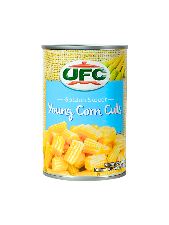 UFC Sliced Young Corn in Can 425g