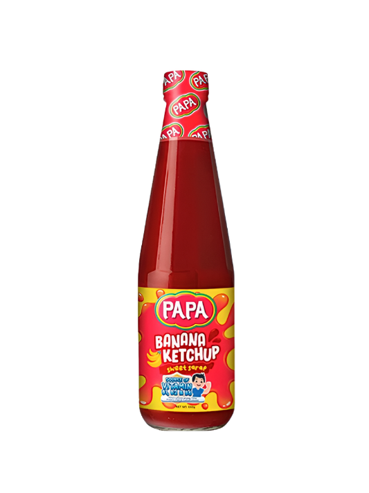 Papa Sweet Sarap Banana Catsup in Bottle 550g