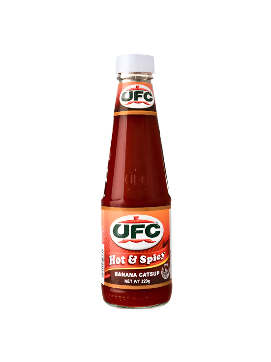 UFC Banana Catsup Hot & Spicy in Bottle 320g