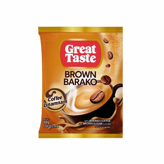 Great Taste Brown Barako Coffee Mix Sachet 30g x 10 Sachets
