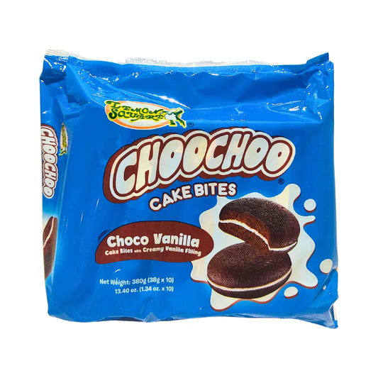 Lemon Square ChooChoo Cake Pies Choco Vanilla 38g x 10 Sachets