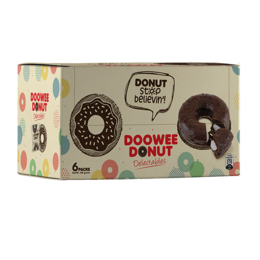 Doowee Donut Delectables Choco Mallow 60g x 6 pcs