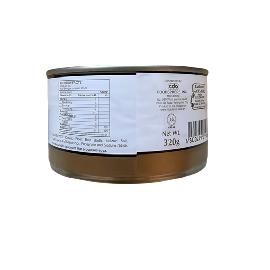 Highlands Gold Corned Beef Made with Angus Beef 320g