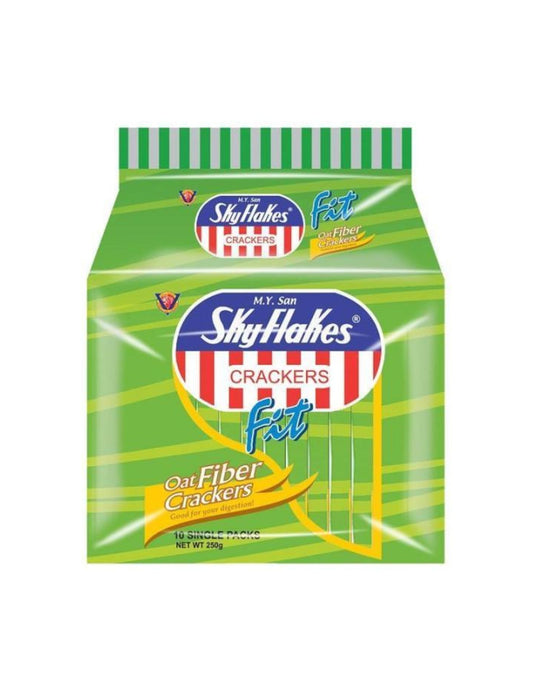 M.Y. San SkyFlakes Fit Oat Fiber Crackers 25g x 10 pcs