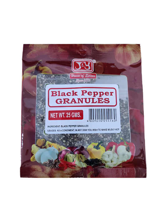 J&Y Black Pepper Granules 25g