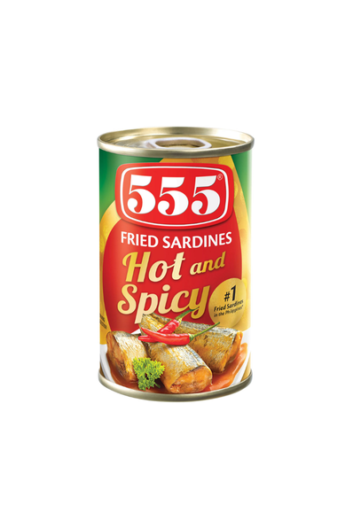555 Fried Sardines Hot and Spicy in Easy Open Can 155g