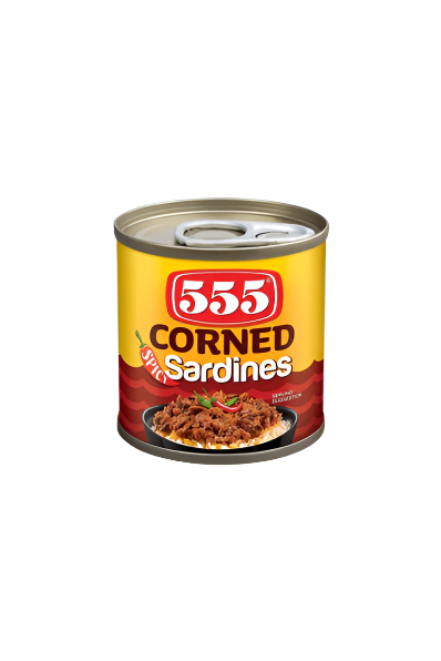 555 Spicy Corned Sardines 100g