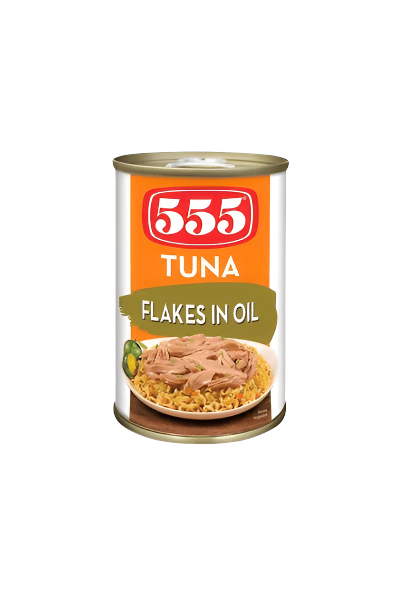 555 Tuna Flakes in Oil in Easy Open Can 155g