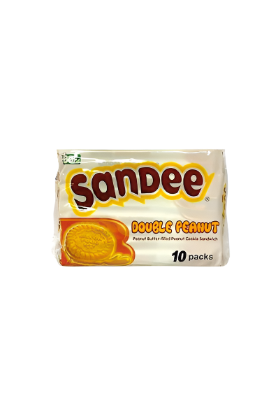 BCF Sandee Sandwich Cookies Double Peanut 32g x 10 Sachets