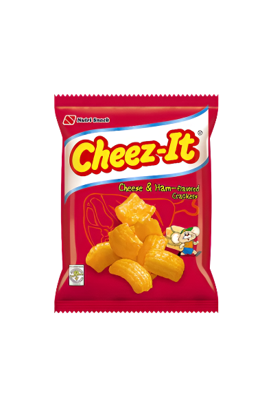 Cheez-it Cheese and Ham Flavored Crackers 95g
