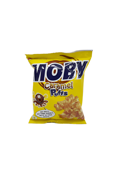 Moby Caramel Puffs Corn Snack 25g