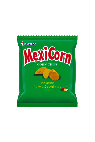 Mexicorn Corn Chips Mexican Chili Garlic Flavor 25g