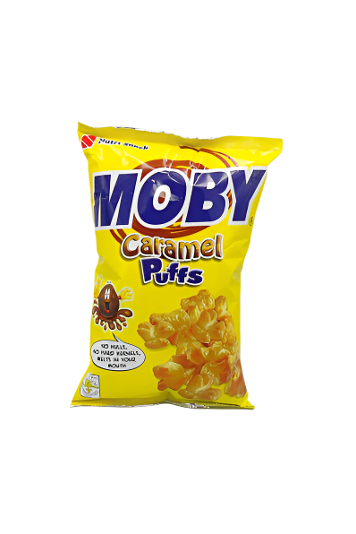 Moby Caramel Puffs Corn Snack 90g