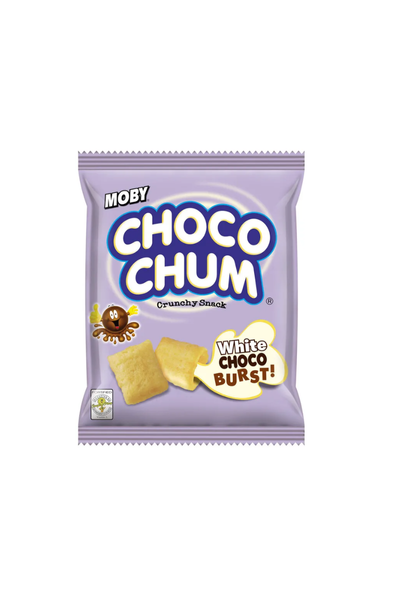 Moby Choco Chum Crunchy Snack White Choco Burst 32g