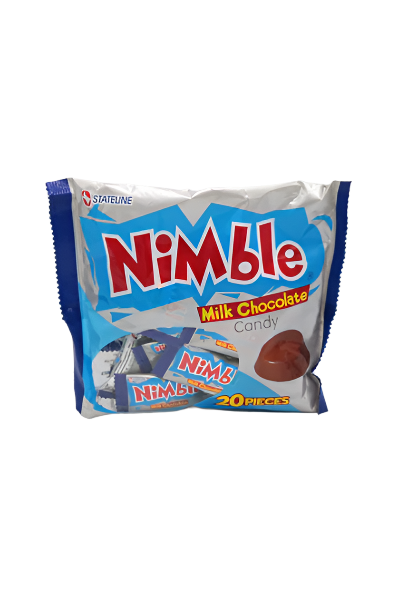 Nimble Milk Chocolate Candy 5g x 20 Sachets