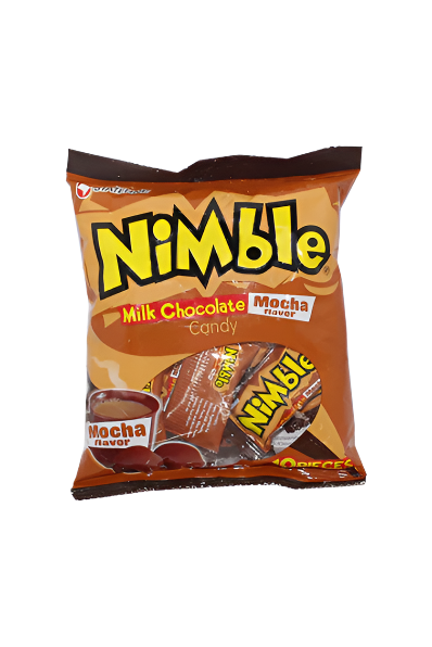 Nimble Mocha Milk Chocolate Candy 5g x 10s