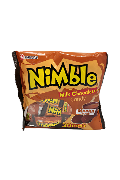 Nimble Mocha Milk Chocolate Candy 5g x 20 Sachets