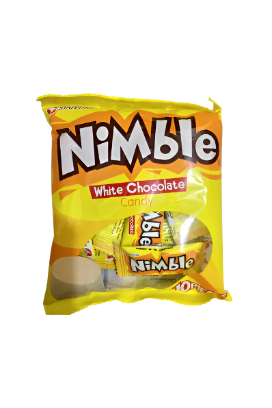 Nimble White Chocolate Candy 5g x 10 Sachets