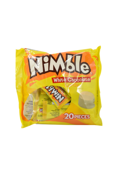 Nimble White Chocolate Candy 5g x 20 Sachets