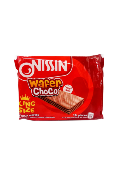 Nissin Wafer Choco King Size 22g x 10 Sachets