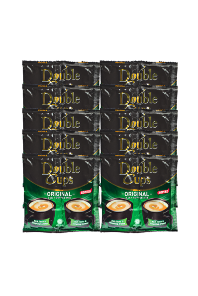 Kopiko Double Cups 3-in-1 Coffee Mix Original 33g x 10 Sachets