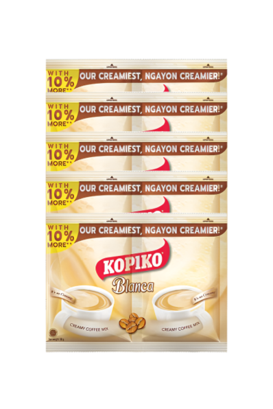 Kopiko Blanca Smooth and Creamy Mix Promo Twin 58g x 5 Sachets