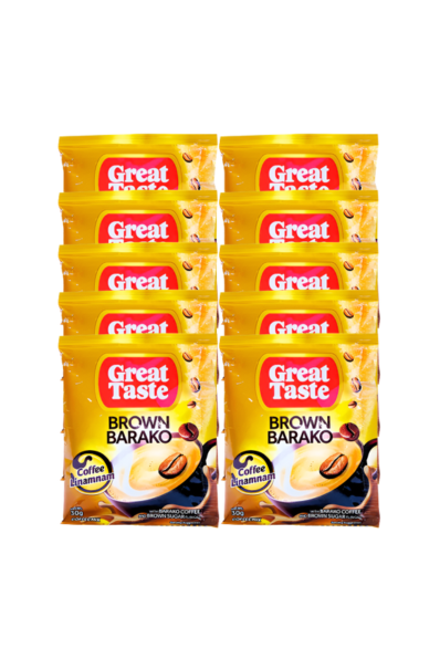 Great Taste Brown Barako Coffee Mix 30g x 10 Sachets