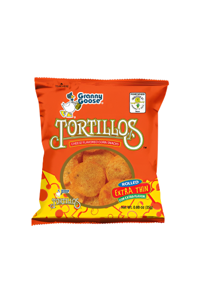 Granny Goose Tortillos Cheese Flavored Corn Snacks 25g