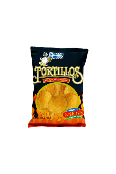 Granny Goose Tortillos Chili Flavored Corn Snacks 100g