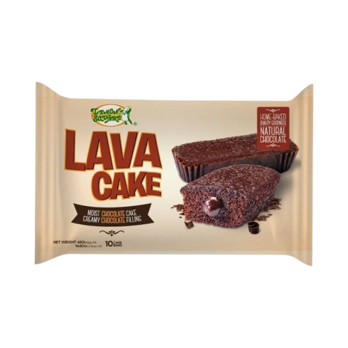 Lava Cake Moist Choco with Creamy Choco Filling 40g x 10 pcs