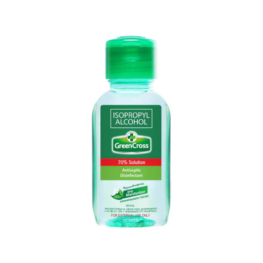Green Cross 70% Isopropyl Alcohol with Moisturizer 60ml