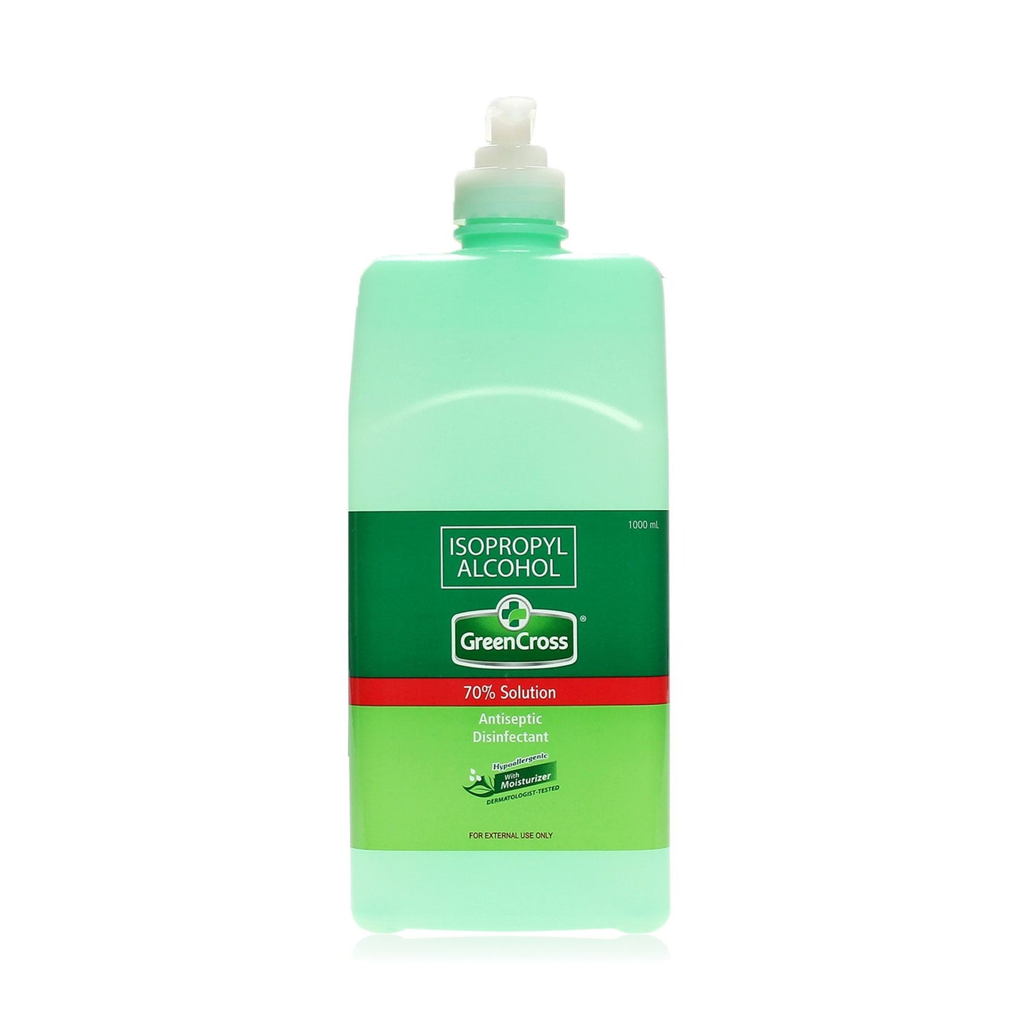 Green Cross 70% Isopropyl Alcohol with Moisturizer Pump 1000ml