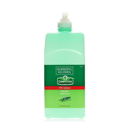 Green Cross 70% Isopropyl Alcohol with Moisturizer Pump 1000ml