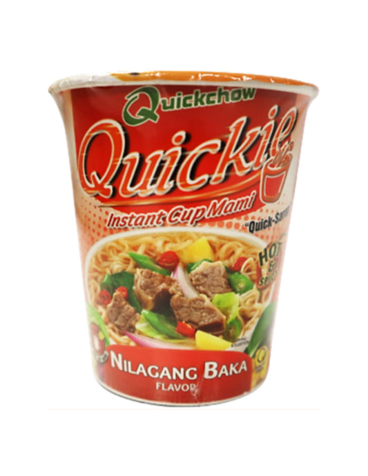 Quickchow Quickie Cup Mami Hot and Spicy Nilagang Baka 50g