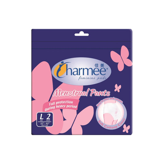 Charmee Feminine Pads Menstrual Pants L x 2 pcs