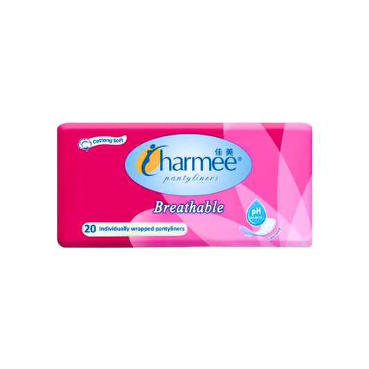 Charmee Breathable Unscented Pantyliners x 20 pcs