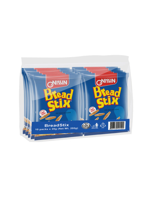 Monde Nissin Bread Stix Regular 20g x 10 Packs