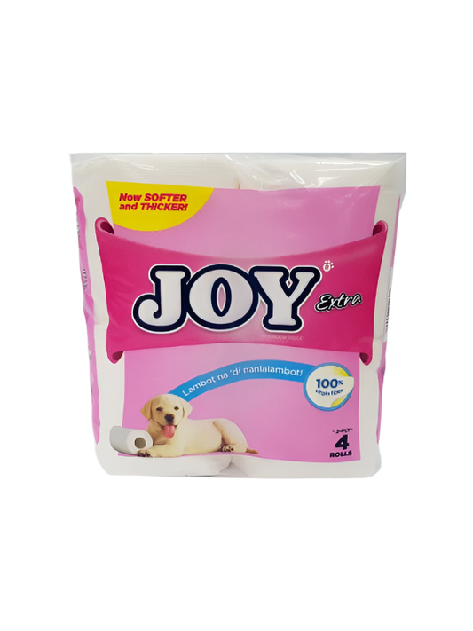 Joy Extra Bathroom Tissue 2-Ply x 4 Rolls