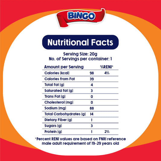 Bingo Minis Double Choco Cookie Sandwich 20g