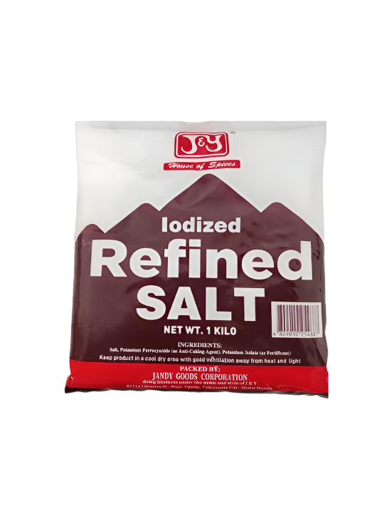 J&Y Iodized Refined Salt 1kg