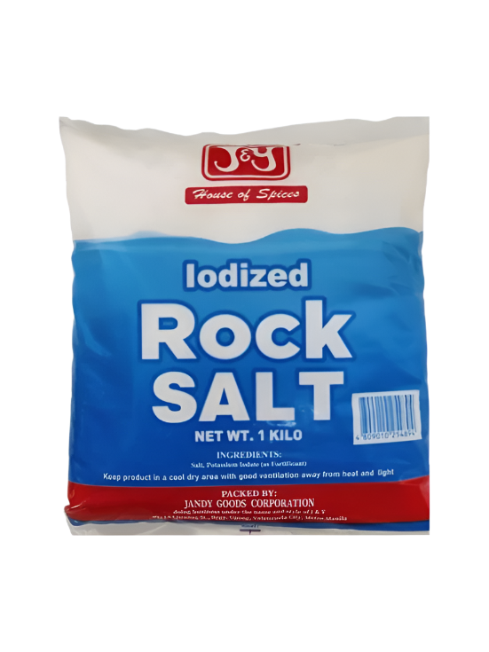 J&Y Iodized Rock Salt 1kg