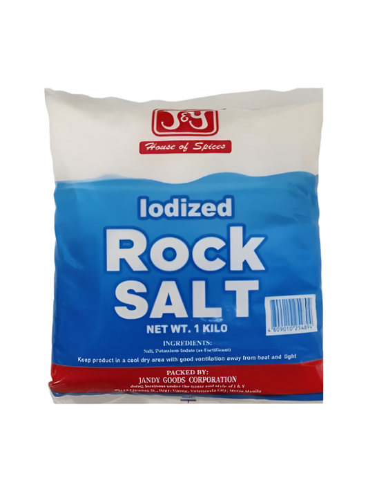 J&Y Iodized Rock Salt 1kg